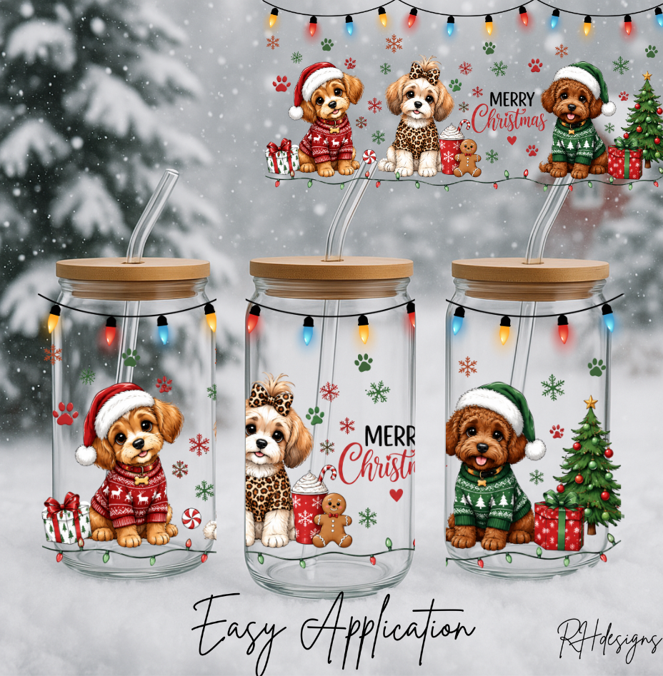 Merry Christmas Doggies - 16oz