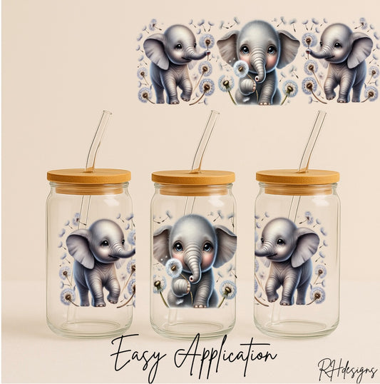 Grey Elephant Wish - 16oz