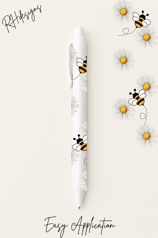 Bee & Daisy - Pen/Bookmark wrap