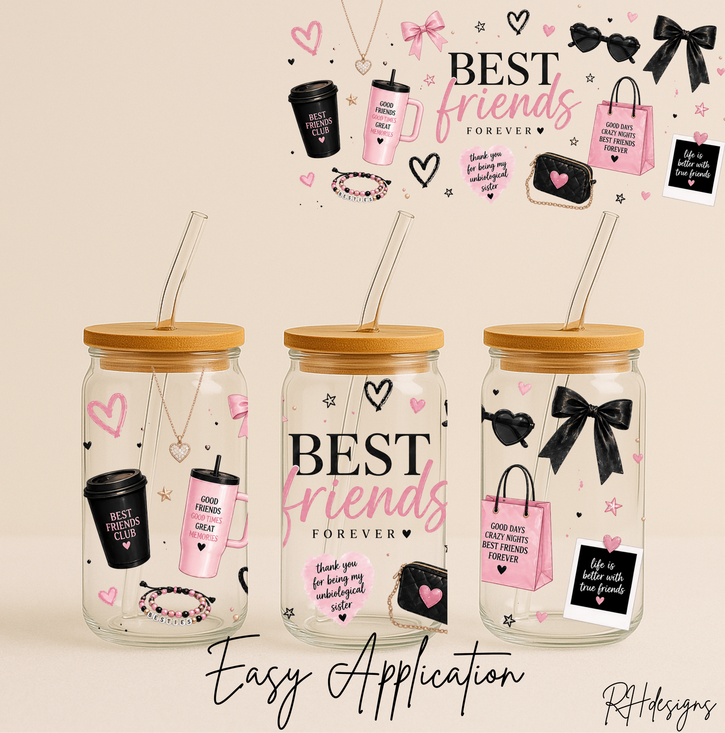 Best Friends Pink - 16oz