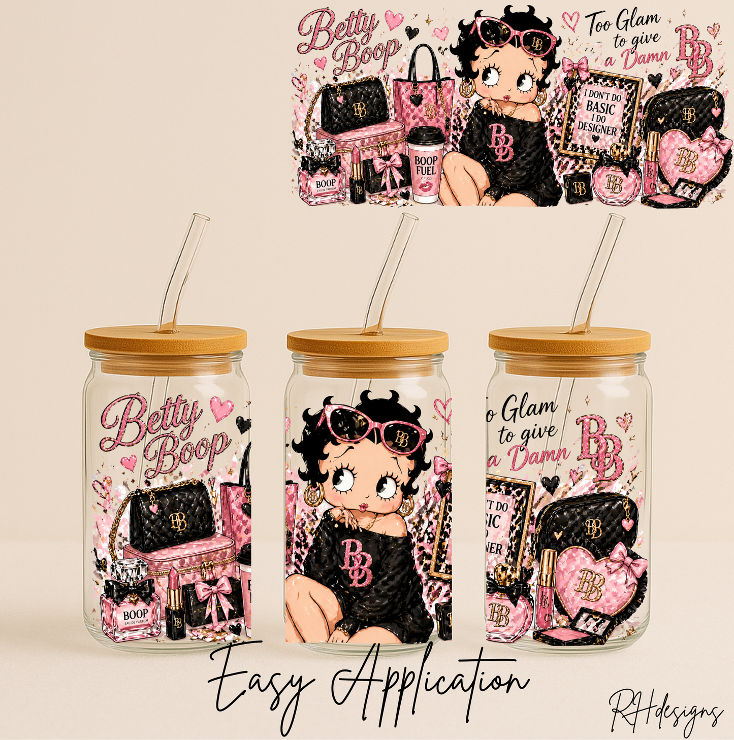 Pink & Black Betty - 16oz