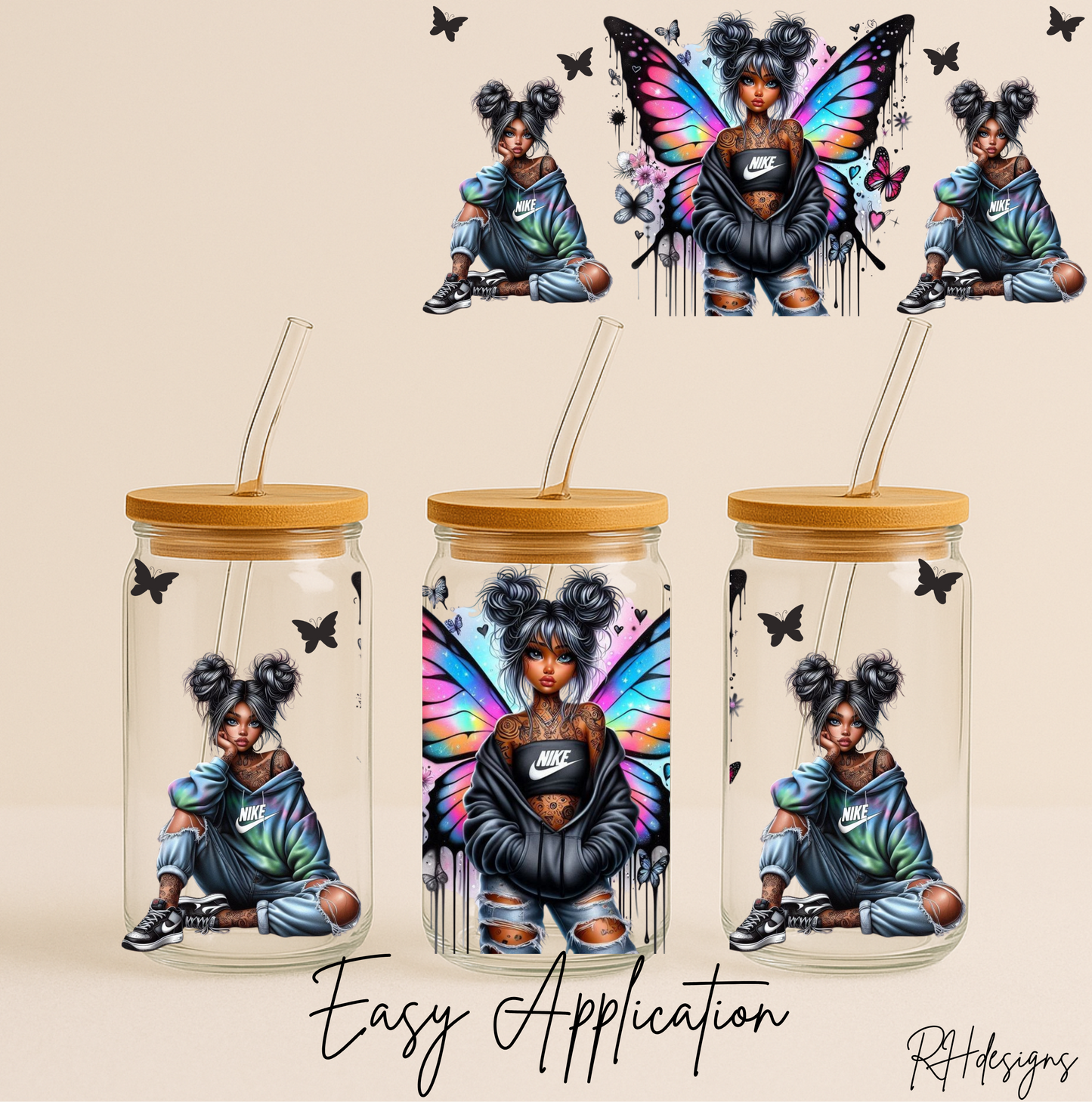NK Butterfly Girl - 16oz