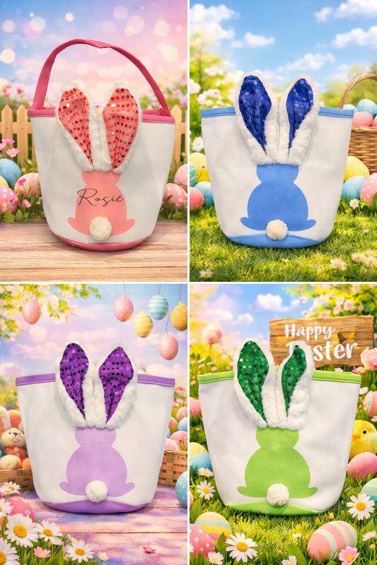 Flashing Bunny Easter Baskets