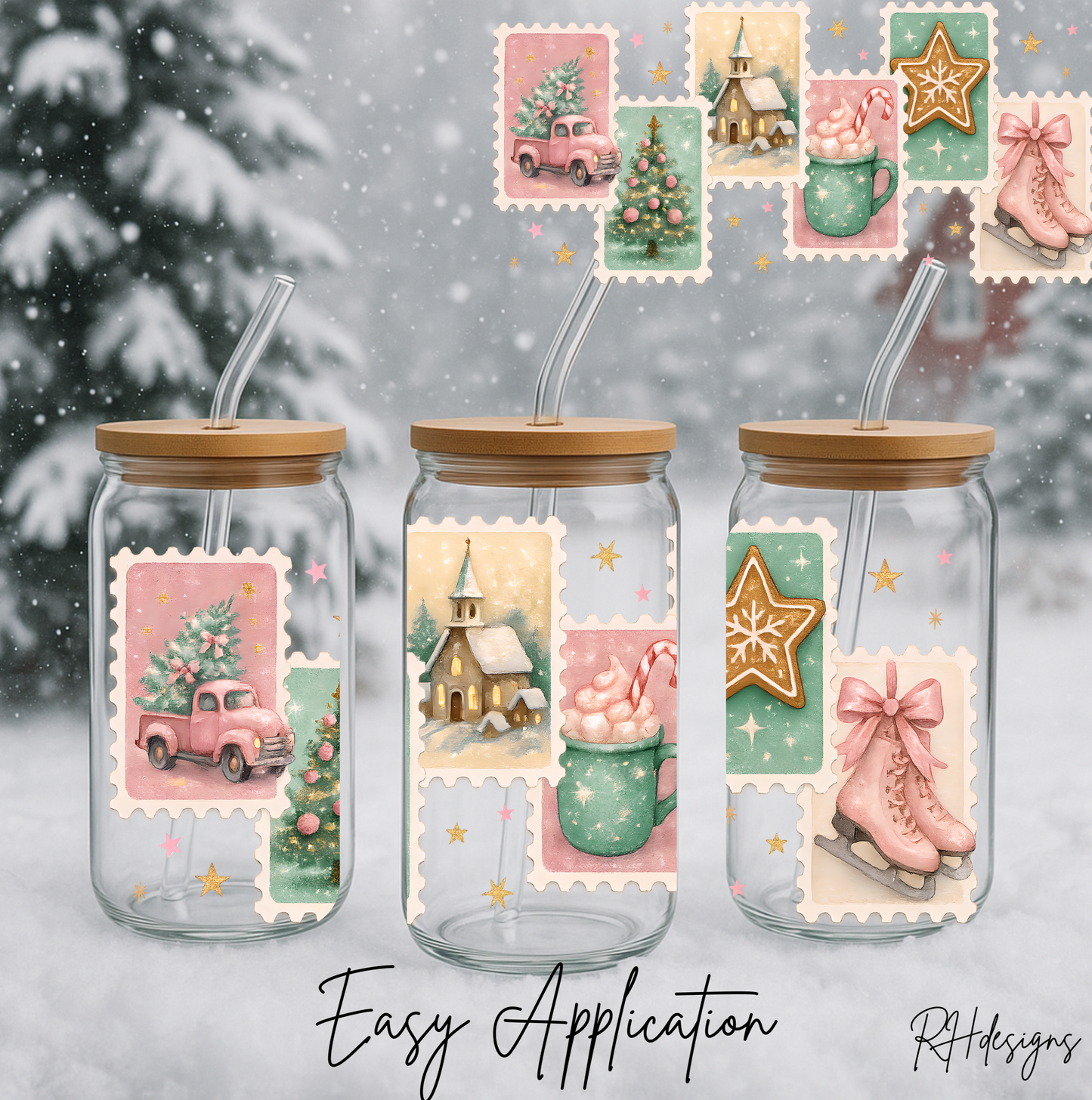 Christmas Stamps - 16oz