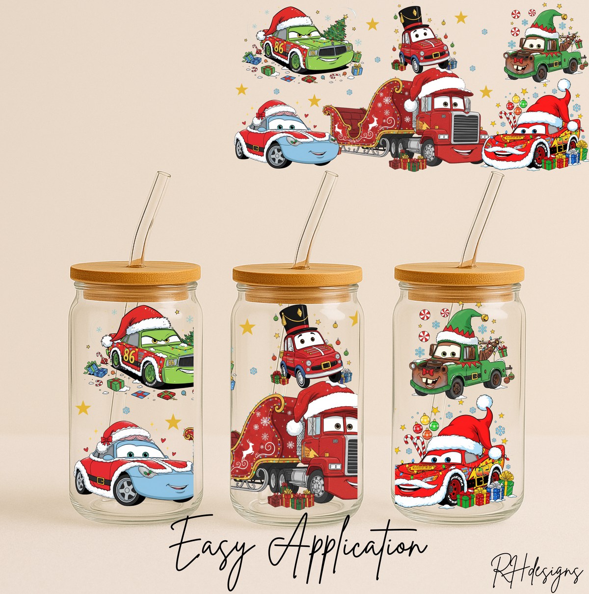 Christmas Cars - 16oz