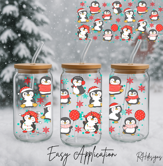 Christmas Penguins - 16oz