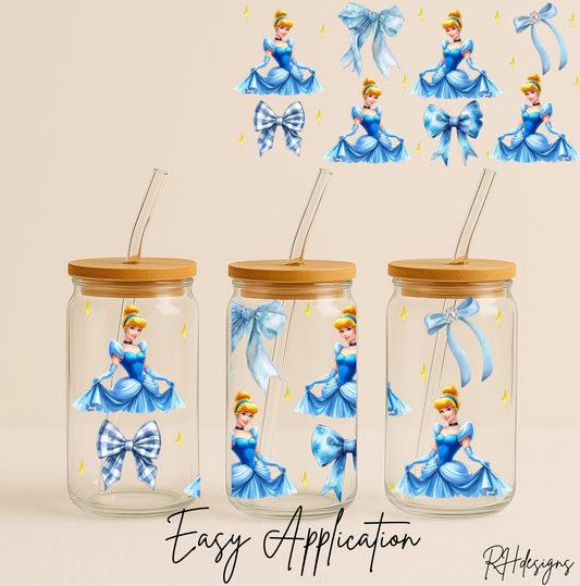 Blue Fairytale Blue Bows - 16oz