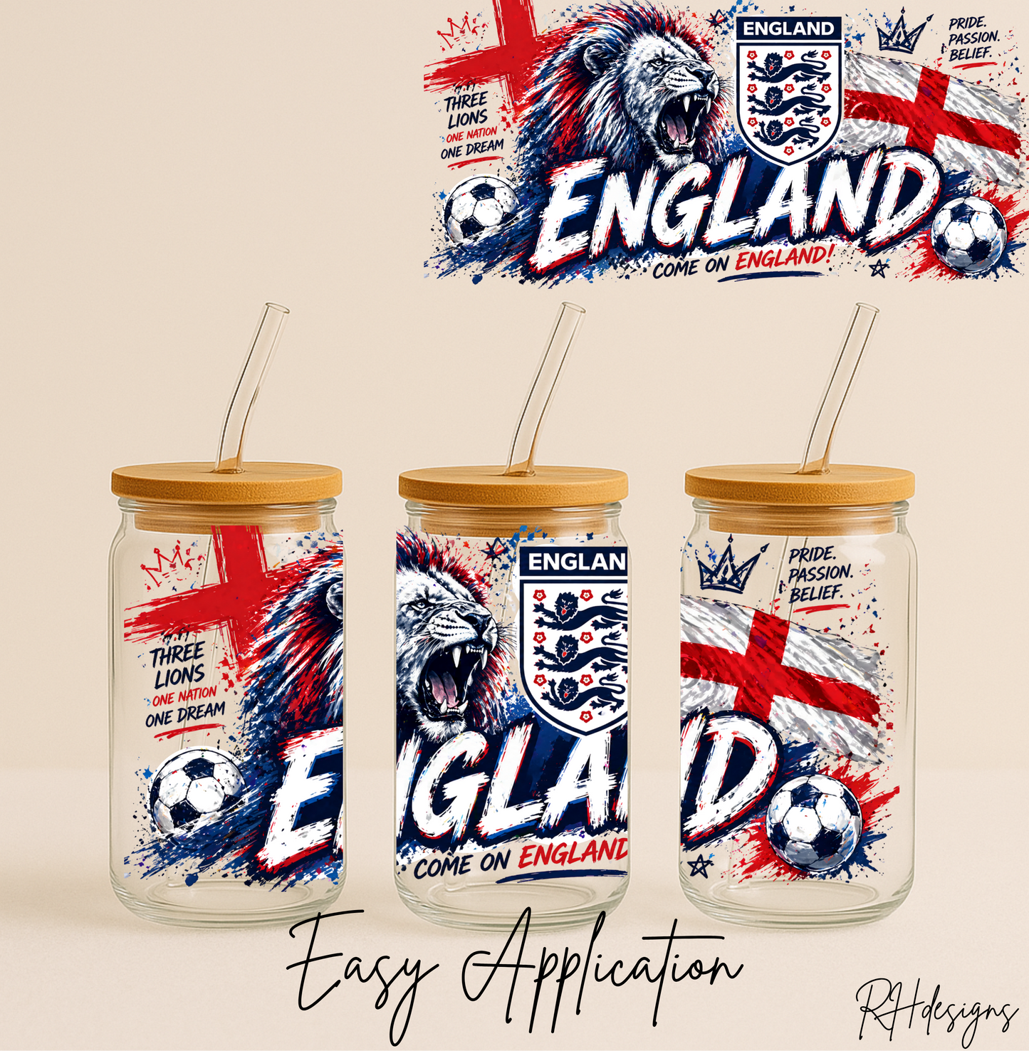 Come On England Lions - 16oz