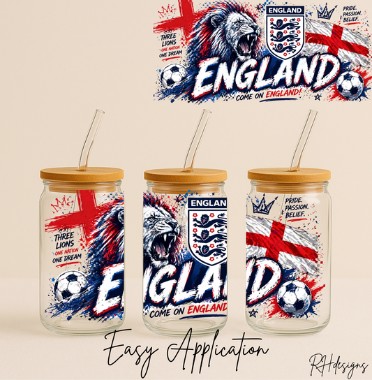 Come On England Lions - 16oz