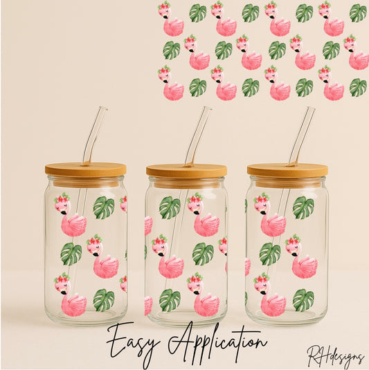 Scattered Flamingos - 16oz