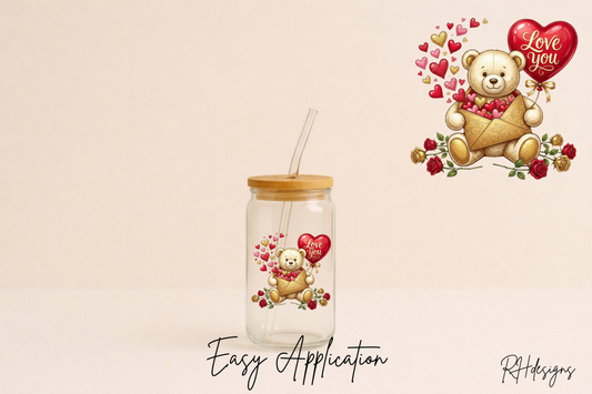 Love you Gold Bear - 4’’,10cm