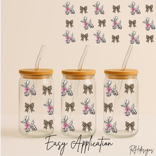 Leopard Balloon Dog - 16oz