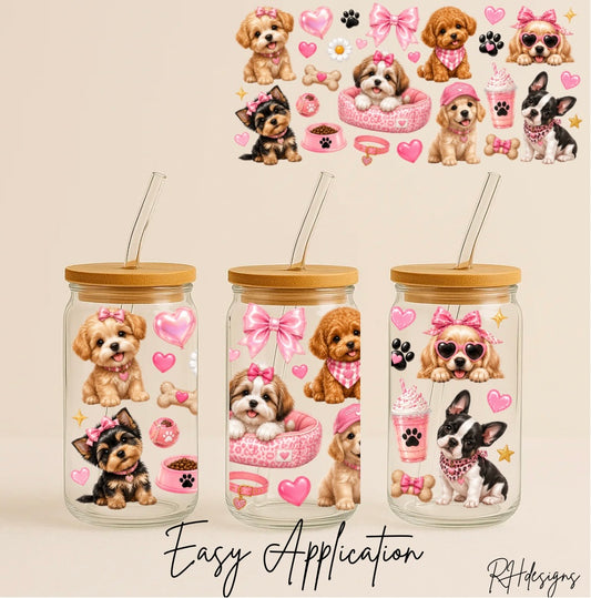 Doggies Pink - 16oz