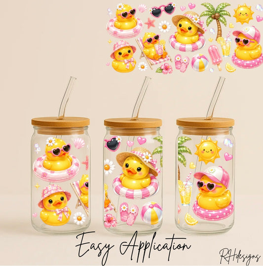 Summer Beach Duckies - 16oz