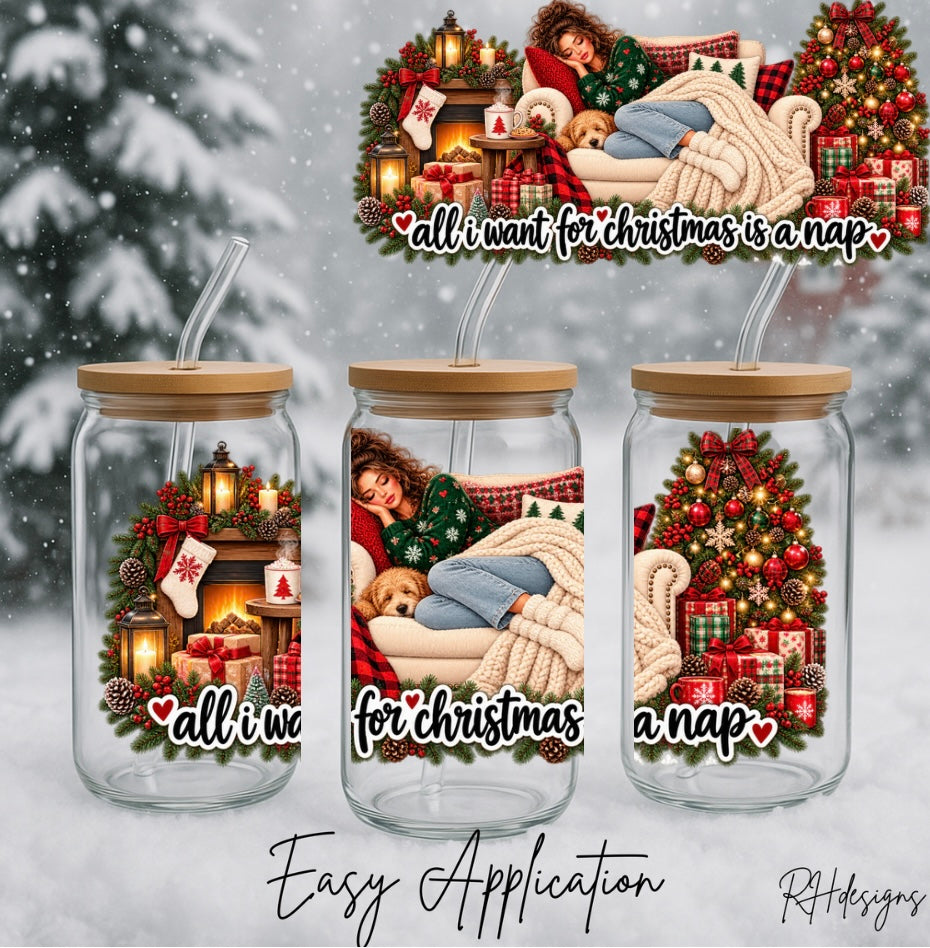 All I Want For Christmas Is A Nap - 16oz