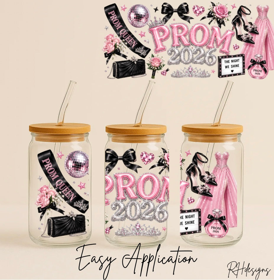 Black & Pink Prom 2026 - 16oz