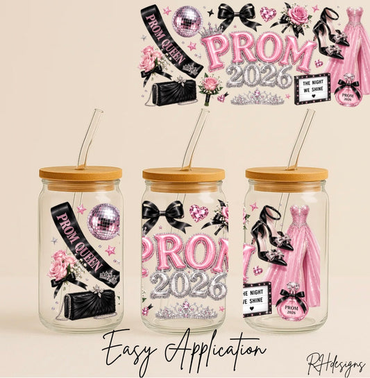 Black & Pink Prom 2026 - 16oz