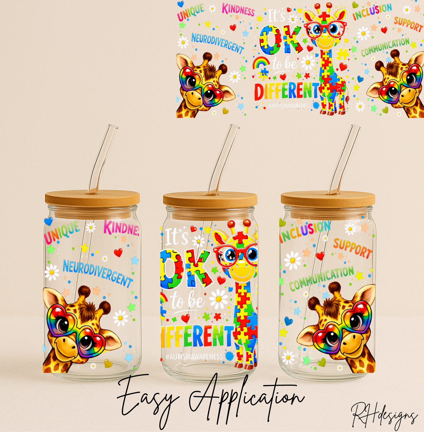 Giraffe Autism - 16oz