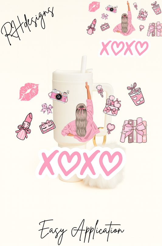 xoxo - Mini Tumbler Wrap