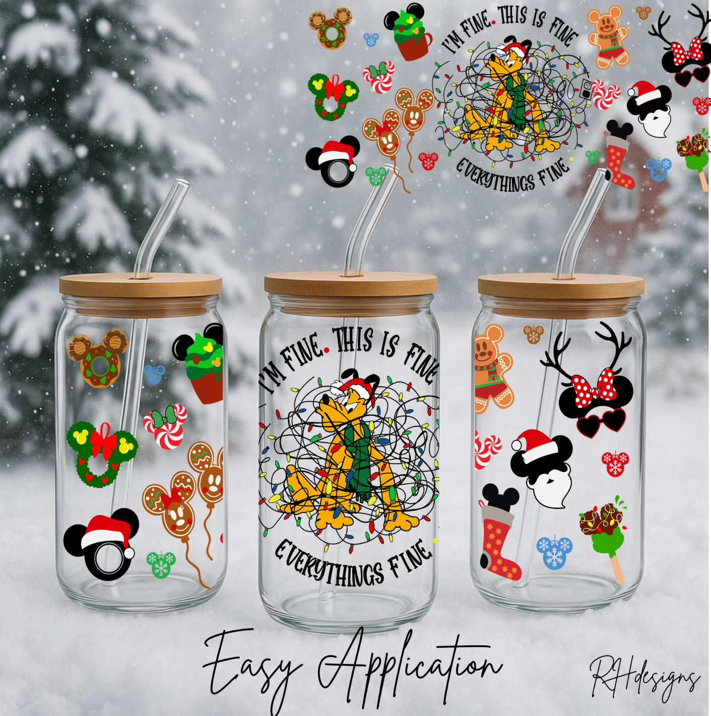 Im Fine This Is Fine Goofy - 16oz