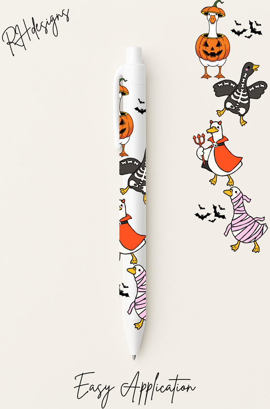 Halloween Goose - Pen/Bookmark wrap
