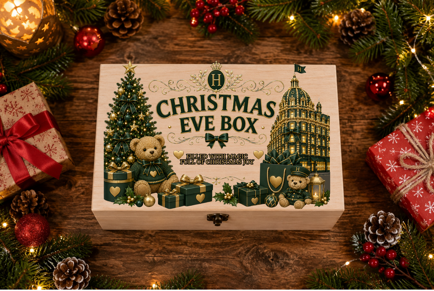 Green Bear H Christmas Eve