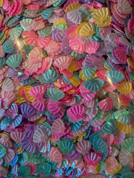 Seashell Shaped Glitter - 50g