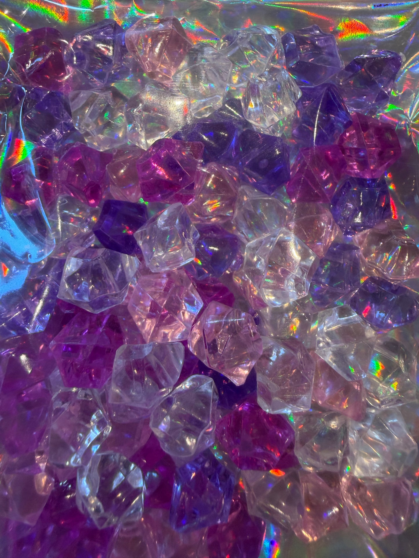 Purple Pink White Medium Icecubes - 50g
