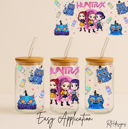 K Stars Pink Blue - 16oz