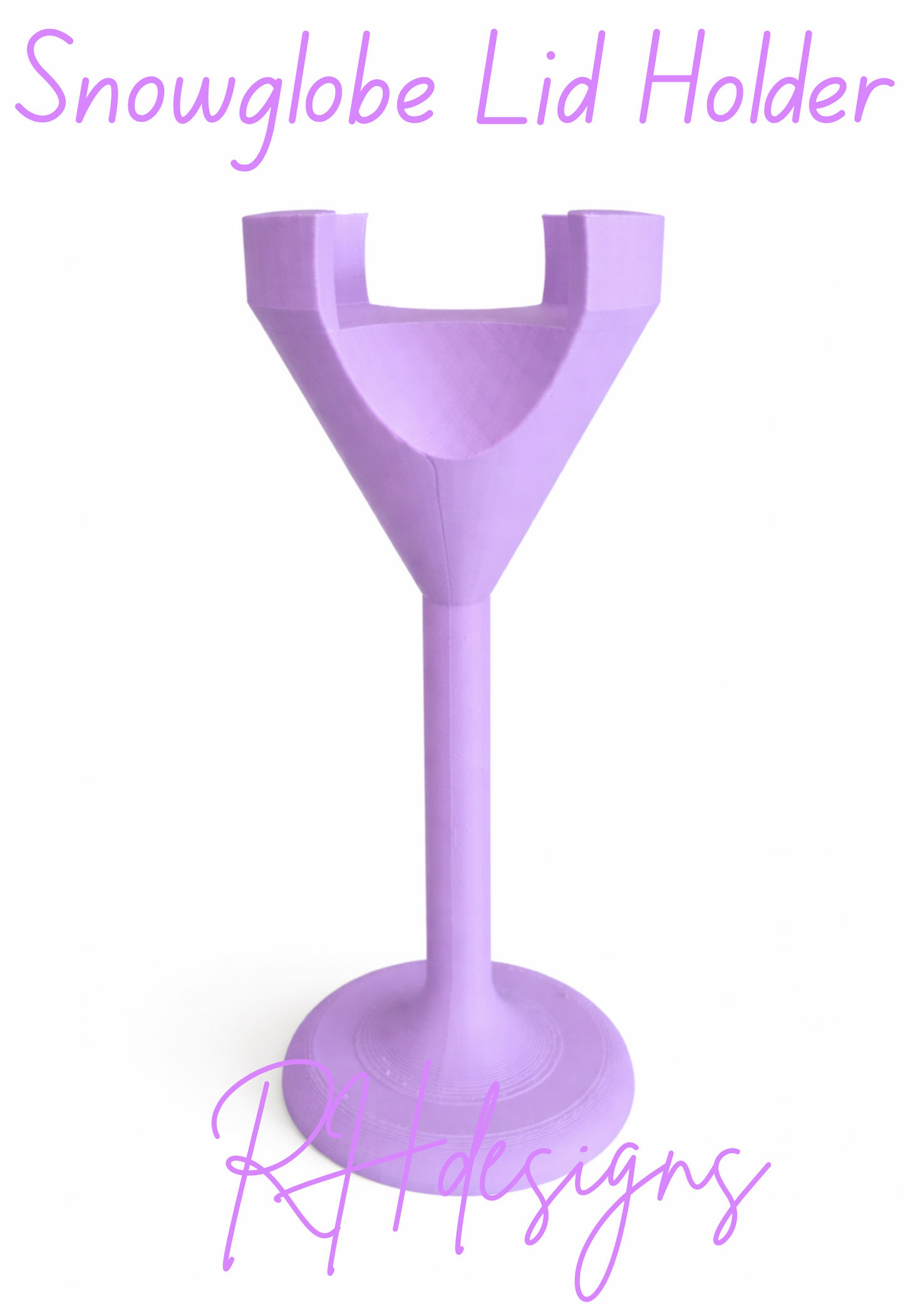 16oz Snowglobe Lid Holder