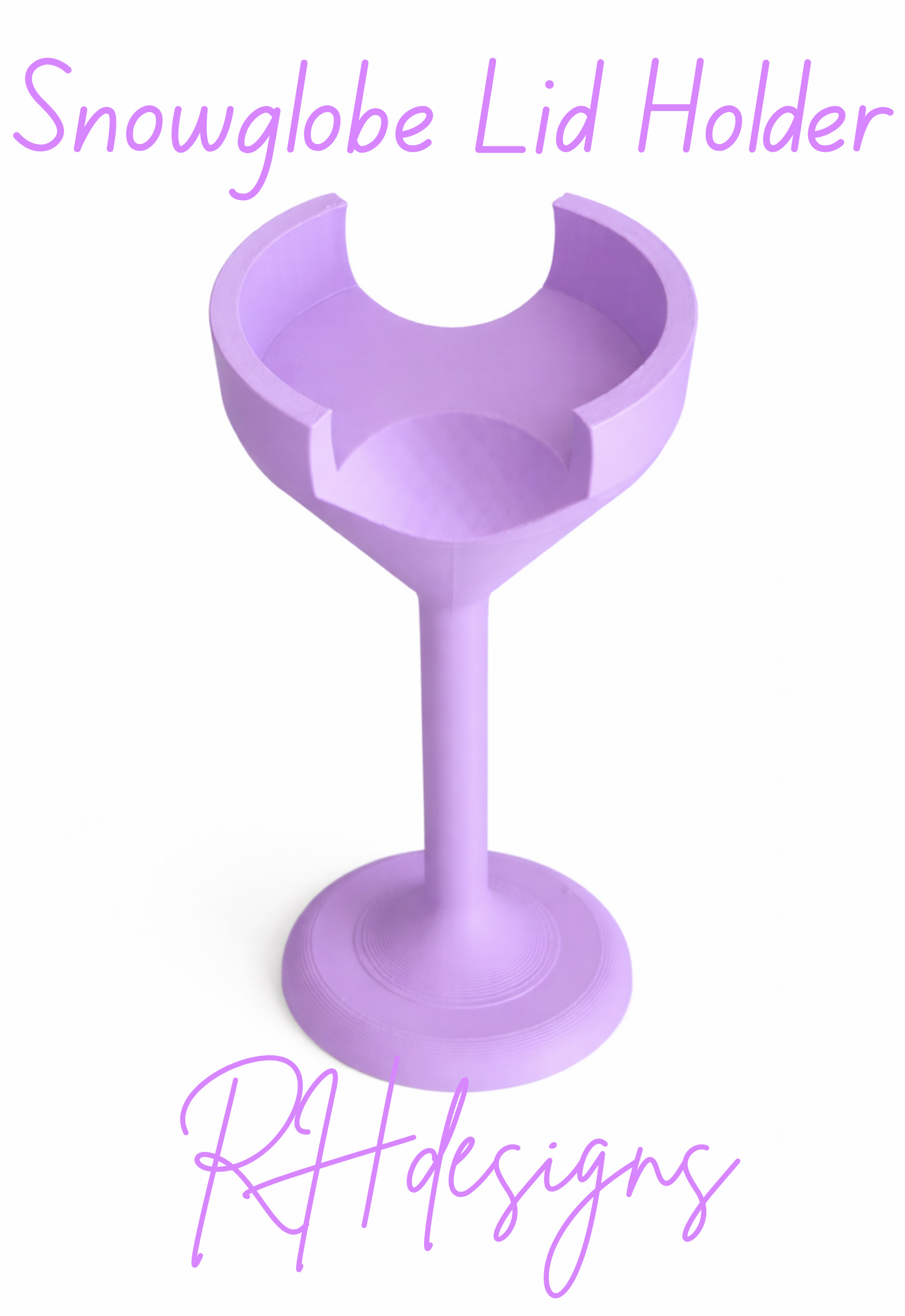 16oz Snowglobe Lid Holder