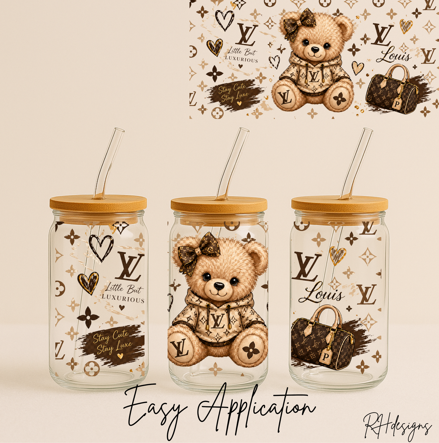 Brown L Bear - 16oz