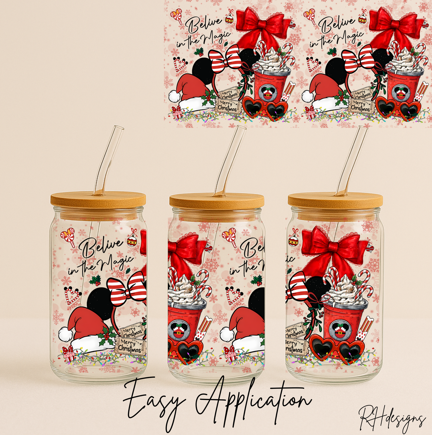 Believe In The Magic Red Min - 16oz