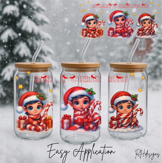Merry Christmas Elf - 16oz