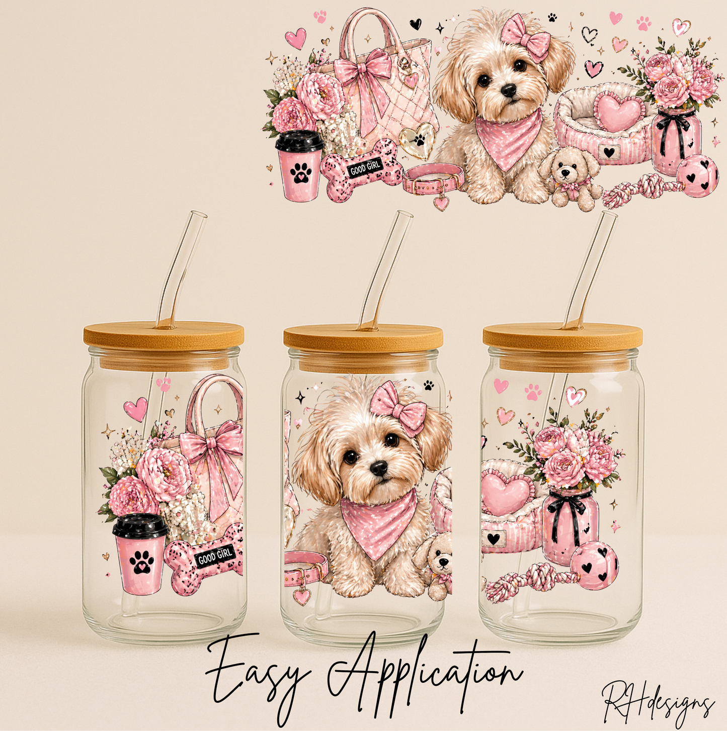 Pink Good Girl Dog - 16oz