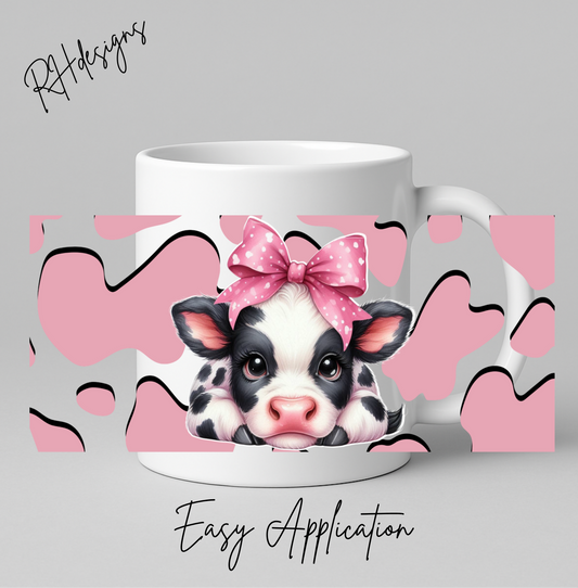 Pink Patch Cow - 11oz