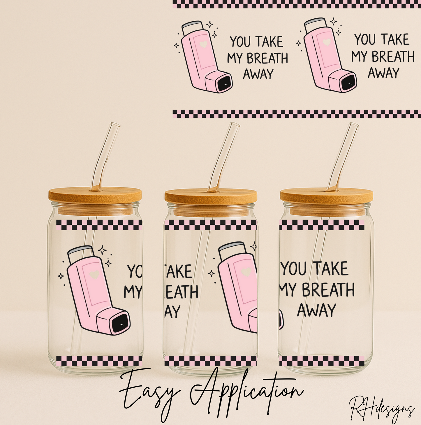Take My Breath Away Valentines  - 16oz