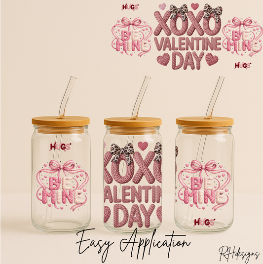 Be Mine XOXOXO Valentines - 16oz