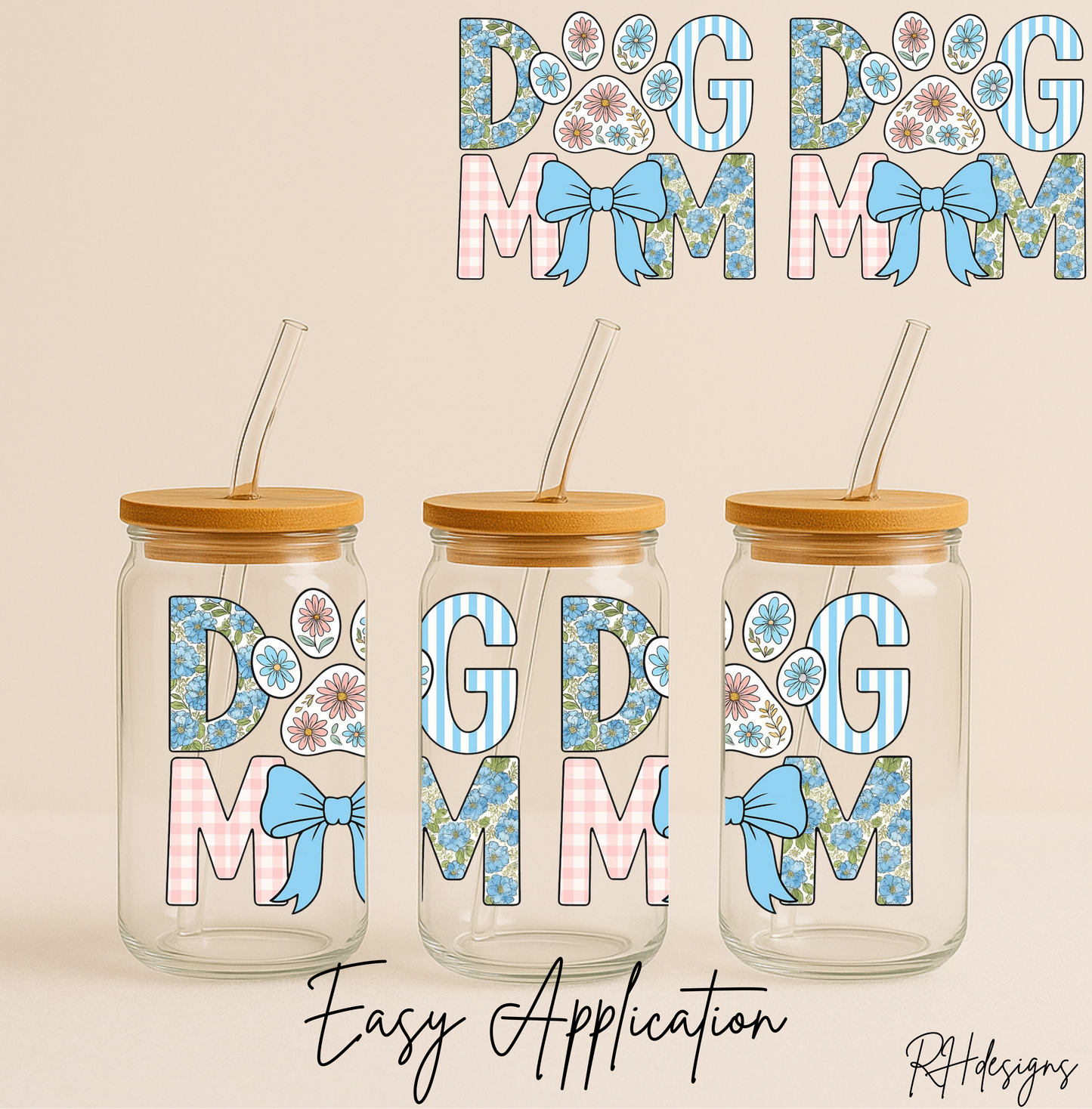 Dog Mum Blue - 16oz