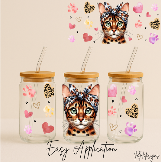 Short Haired Cat Valentines - 16oz