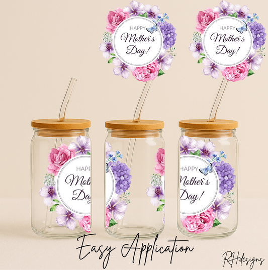 Happy Mothers Day Flower Circle - 16oz