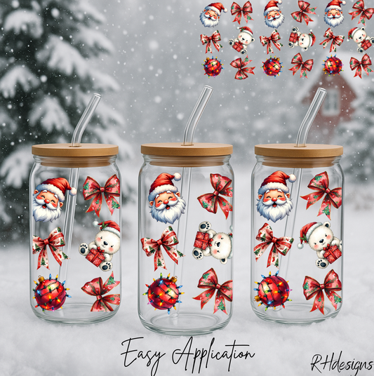 Santa & Bear - 16oz
