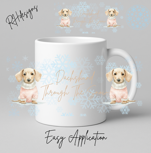 Dachshund Through The Snow - 11oz