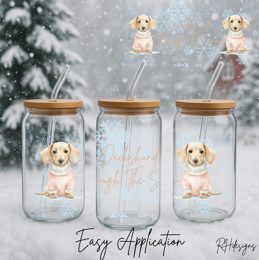 Dachshund Through The Snow - 16oz
