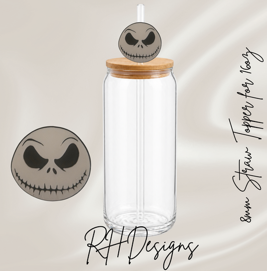 Skelton Jack - Straw Topper - 3D