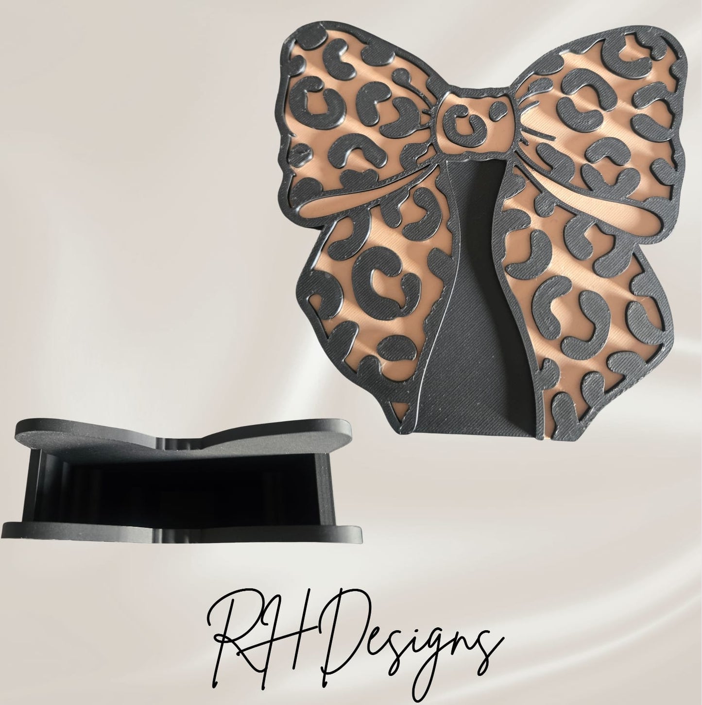 Leopard Print Pen Holder - 3D