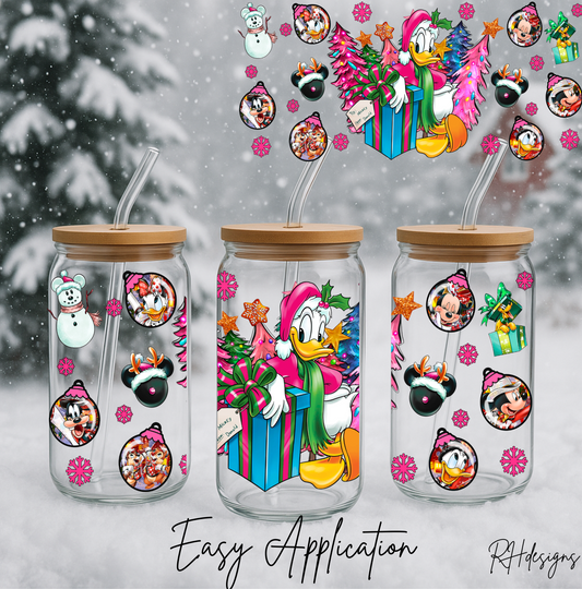Christmas Daisy Pink - 16oz