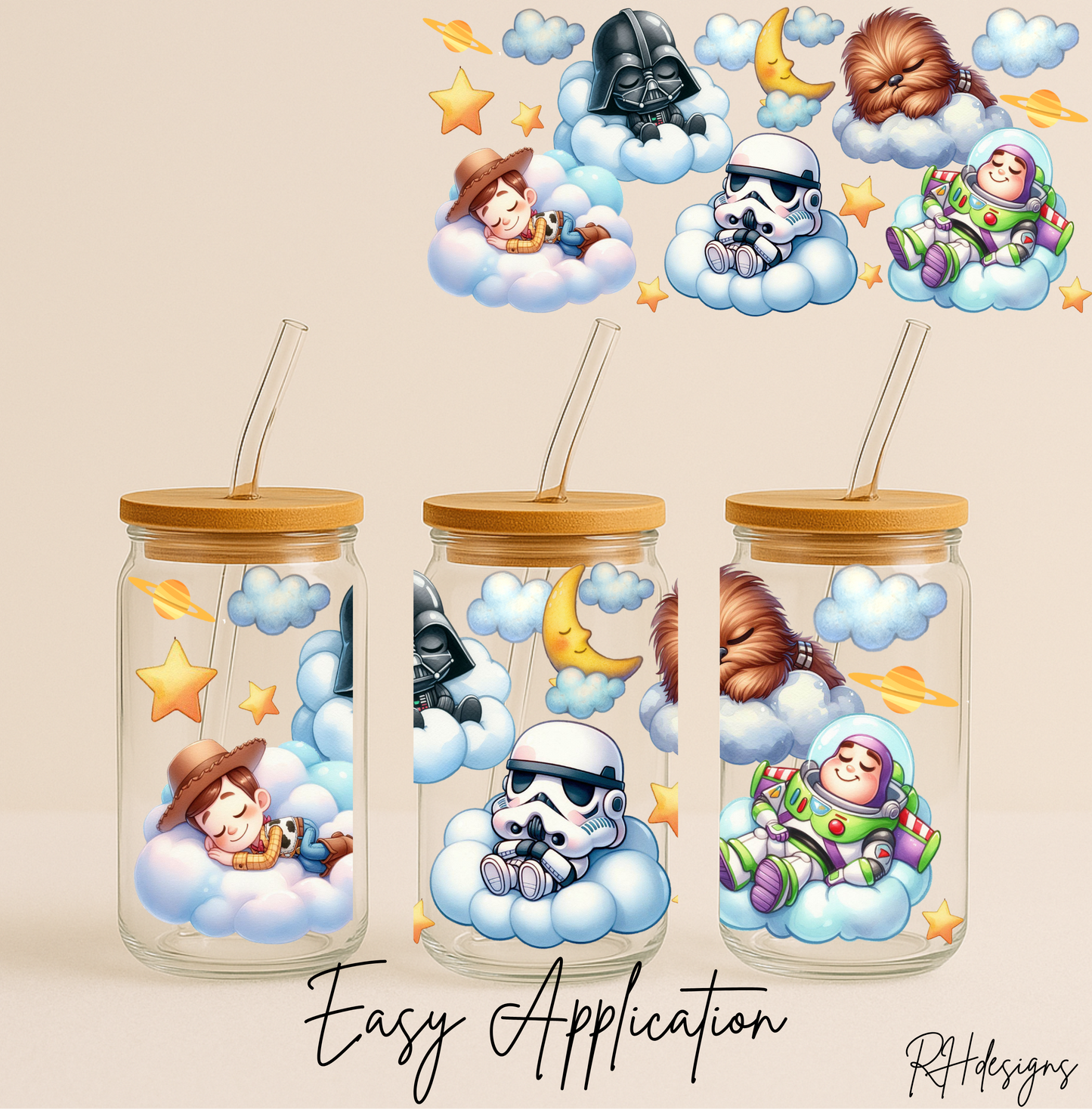 Sleeping Characters - 16oz