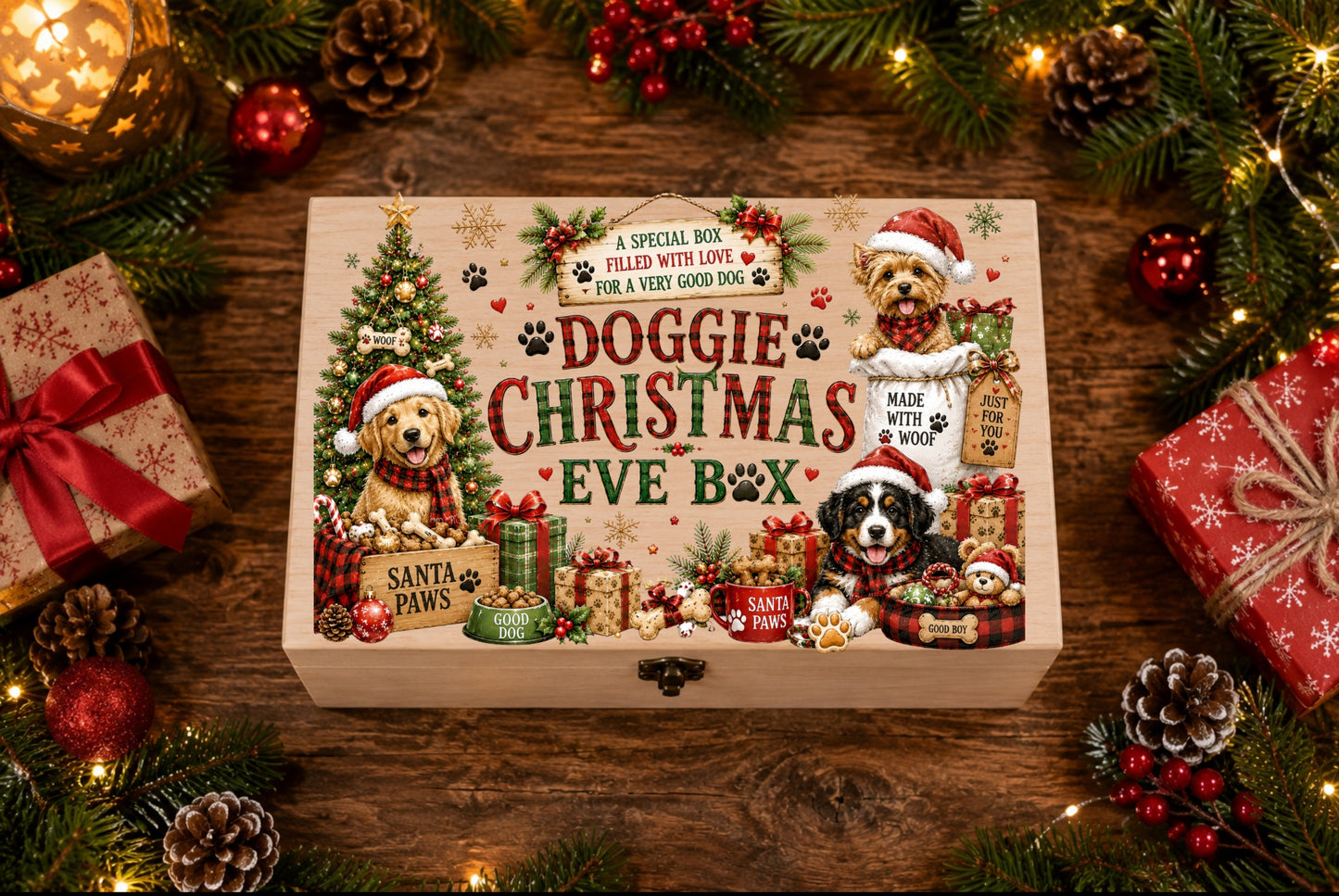 Doggie Christmas Eve Box