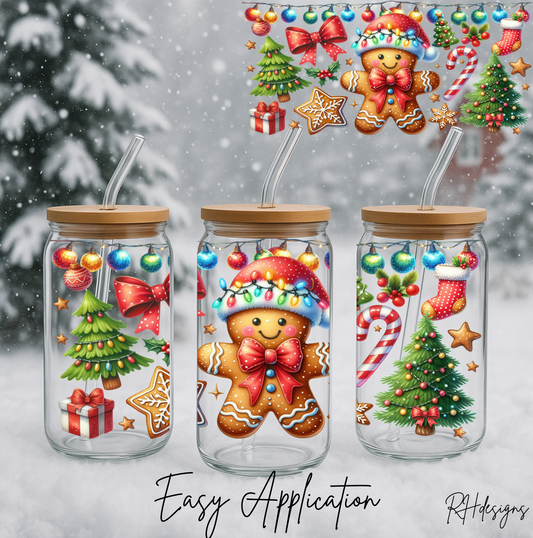 Christmas Gingerbread Man - 16oz